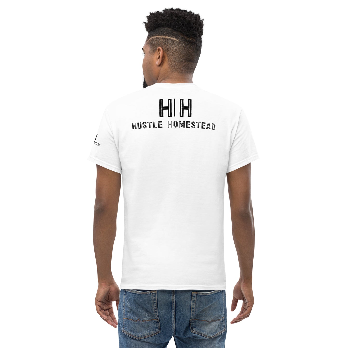 Hustle classic beard gang tee